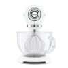 SMEG STAND MIXER SMF13WHEU FULL WHITE W/GLASS BOWL