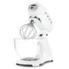 SMEG STAND MIXER SMF13WHEU FULL WHITE W/GLASS BOWL