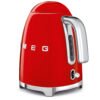 Smeg Electric Kettle Red 50's Style Aesthetic KLF03RDEU