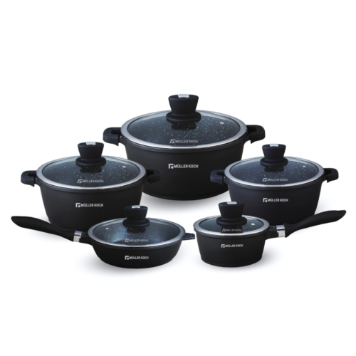 Muller Koch Everyday 9Pcs Die-Cast Cookware Set MK-5031