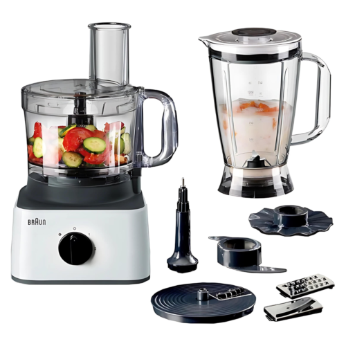 Braun 8-in-1 Food Processor FP0132WH