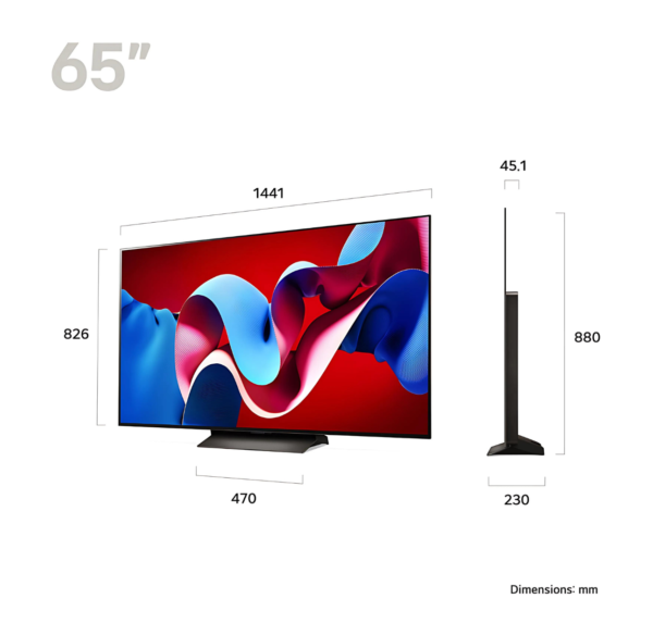 LG 65 4K OLED Smart TV OLED65C46LA