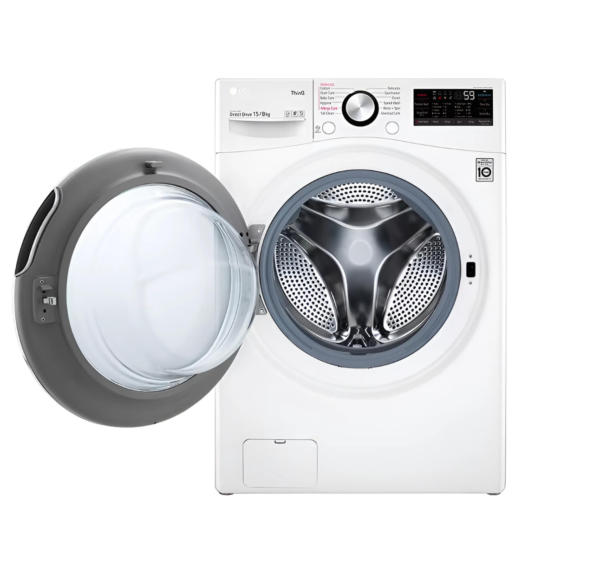 LG Washer & Dryer 15/8kg, AI Direct Drive Steam WDL91H02PN