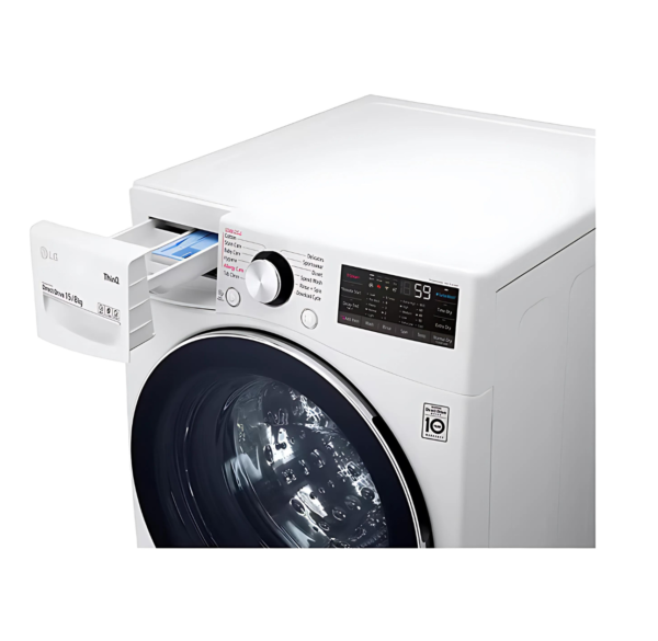 LG Washer & Dryer 15/8kg, AI Direct Drive Steam WDL91H02PN