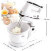 Black & Decker M700 Hand Mixer with Bowl - Image 2