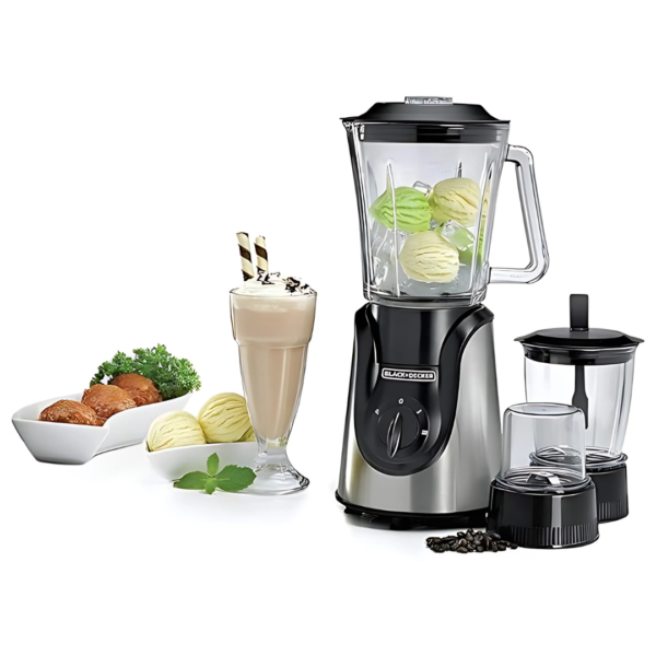 Black and Decker Blender with Grinder and Mincer Chopper BX600G-B5