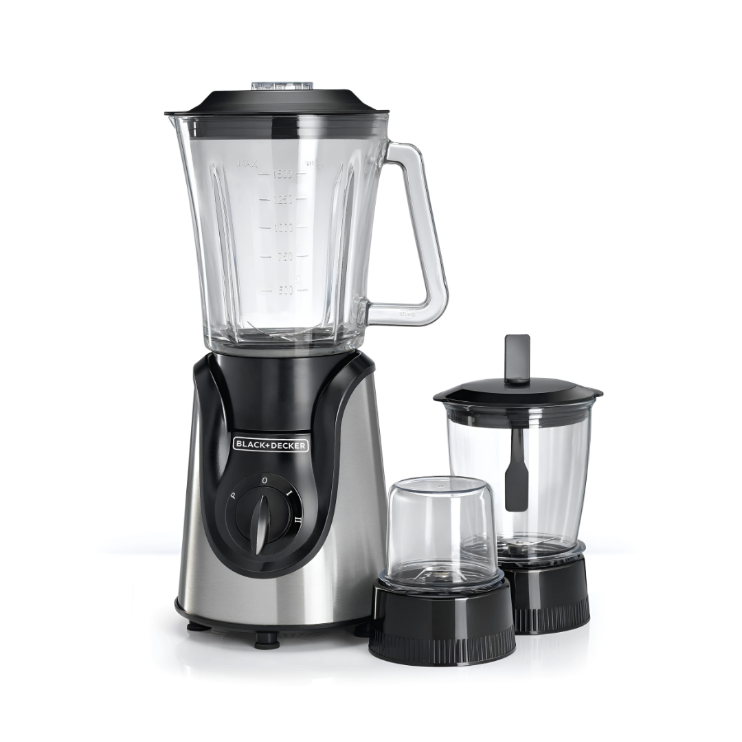 Black and Decker Blender with Grinder and Mincer Chopper BX600G-B5