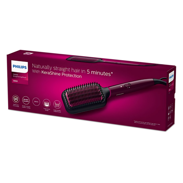 Philips Heated Straightening Brush BHH730