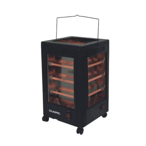 Olimpic Electric Quartz Heater 2800W – 5 Levels – Black