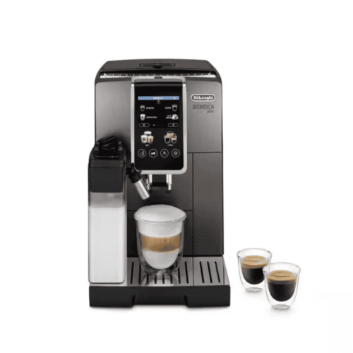 Delonghi DKE-ECAM380.95TB Coffee Machine with LatteCrema Milk System – Titanium Black